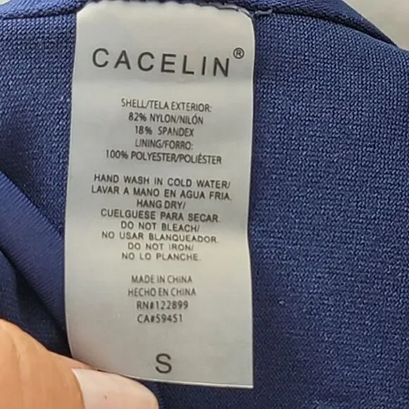 Cacelinblue one piece swim suit - Picture 2 of 8